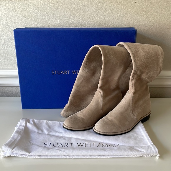 Stuart Weitzman Shoes - New! Stuart Weitzman Pebble Suede Lowland Boot, Size 6